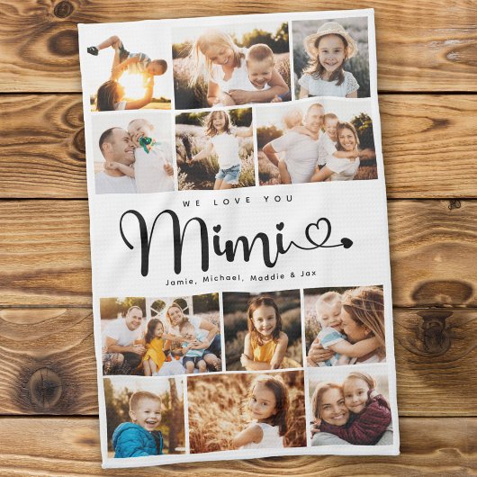 Linge De Cuisine Mimi We Lots Hearts Modern Photo Collage