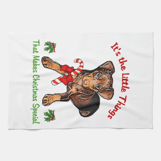 Linge De Cuisine Miniature de Pinscher (Horizontal)