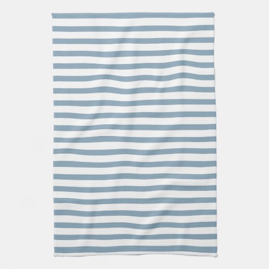Linge De Cuisine Minimal Blue Stripes Modern Pattern Design (Vertical)