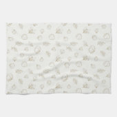 Linge De Cuisine Minimal Botanical Line Art Pattern (3) (Horizontal)