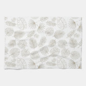 Linge De Cuisine Minimal Botanical Line Art Pattern (5) (Horizontal)