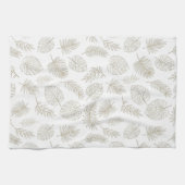 Linge De Cuisine Minimal Botanical Line Art Pattern (6) (Horizontal)