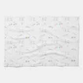 Linge De Cuisine Minimal Easter Bunny Pastel Spring Pattern (2) (Horizontal)