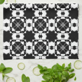 Linge De Cuisine Minimalist retro check pattern – Monochrome design (Plié)