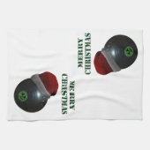 Linge De Cuisine Minimalists Bows Joyeux Noël, (Horizontal)