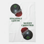 Linge De Cuisine Minimalists Bows Joyeux Noël, (Vertical)