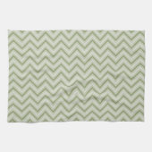 Linge De Cuisine Mint Chevron (Horizontal)
