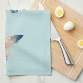 Linge De Cuisine Mint Joy se lève du papillon Soul (Quart Plié)