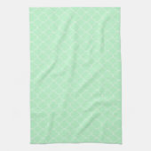 Linge De Cuisine Mint Quatrefoil (Vertical)