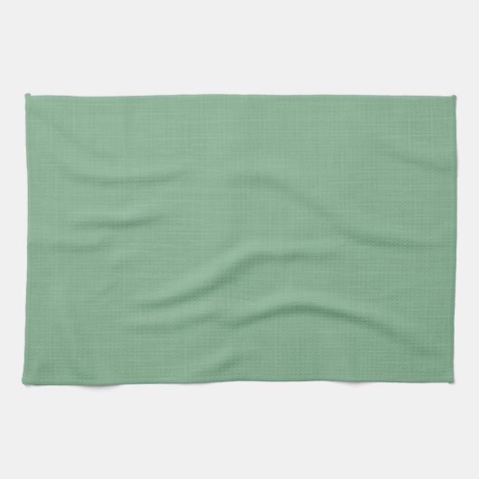 Linge De Cuisine Mint vert solide texturé (Horizontal)