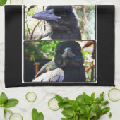 Linge De Cuisine Miss Bub secourt la Magpie australienne (Plié)