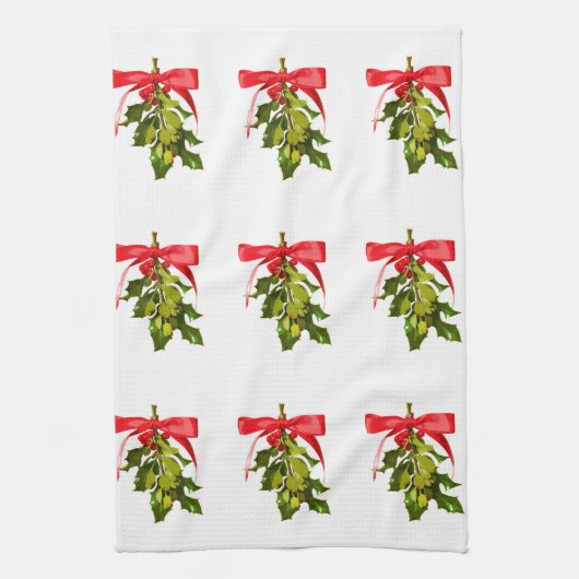 Linge De Cuisine mistletoe (Vertical)