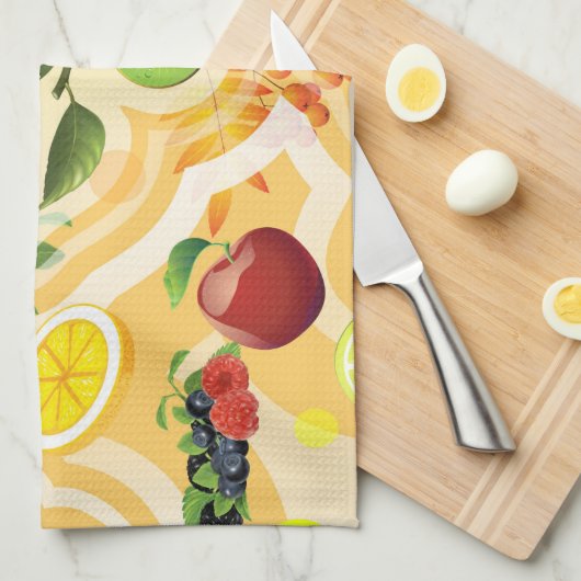 Linge De Cuisine Mixed Fruits 6 (Quart Plié)