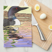 Linge De Cuisine MN State Bird Flower Loon Lady Slipper (Quart Plié)