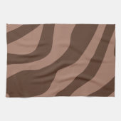 Linge De Cuisine Mocha Mousse Abstrait rétro 03 (Horizontal)