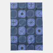 Linge De Cuisine Mod Art Soft Cubes 1950 Marine Blue (Vertical)