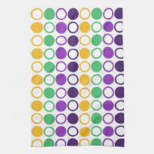 Linge De Cuisine Mod Mardi Gras Points (Vertical)