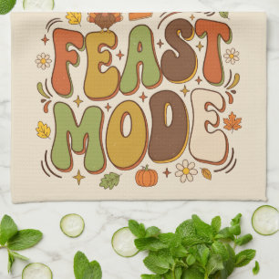 Linge De Cuisine Mode Fête Retro Thanksgiving