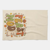 Linge De Cuisine Mode Fête Retro Thanksgiving (Horizontal)