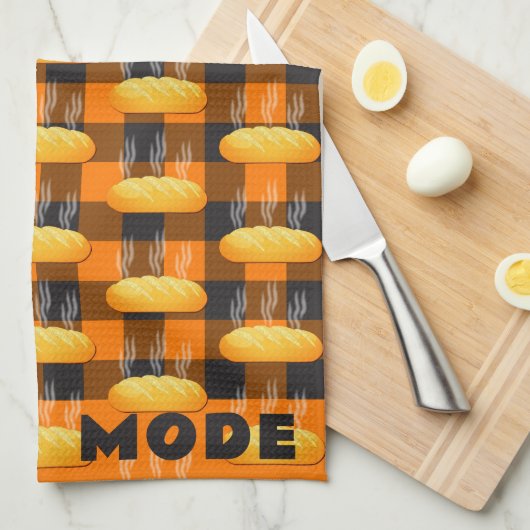 Linge De Cuisine "Mode levure" Pain chaud - Baker's (Quart Plié)