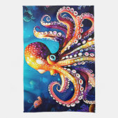 Linge De Cuisine Mode Octopus coloré (Vertical)