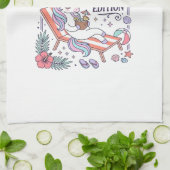 Linge De Cuisine Mode Vacances Licorne Édition Licorne Application (Plié)