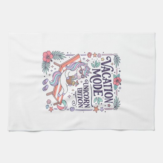 Linge De Cuisine Mode Vacances Licorne Édition Licorne Application (Horizontal)