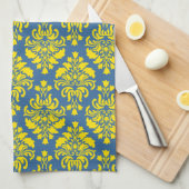 Linge De Cuisine Modèle Damas Empire #1 (Quart Plié)