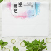 Linge De Cuisine Modèle de conception aquarelle modifiable – Votre (Plié)
