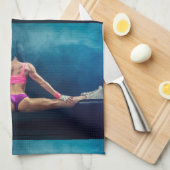 Linge De Cuisine Modèle de condition physique féminine Split Thunde (Quart Plié)