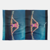 Linge De Cuisine Modèle de condition physique féminine Split Thunde (Horizontal)