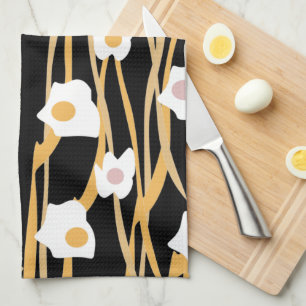 Linge De Cuisine Modèle de dîner aux œufs et nouilles