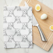 Linge De Cuisine Modèle de guépard (Quart Plié)
