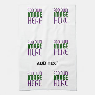LINGE DE CUISINE MODÈLE DE TEXTE D'IMAGE BLANCHE SIMPLE MODERNE