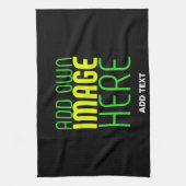 LINGE DE CUISINE MODÈLE DE TEXTE D'IMAGE NOIRE SIMPLE ET MODERNE (Vertical)