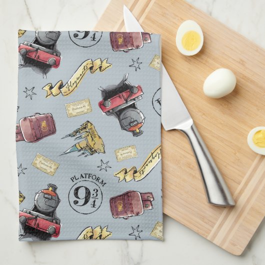 Linge De Cuisine Modèle de voyage vers HOGWARTS™ (Quart Plié)