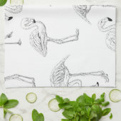 Linge De Cuisine Modèle flamant (Plié)