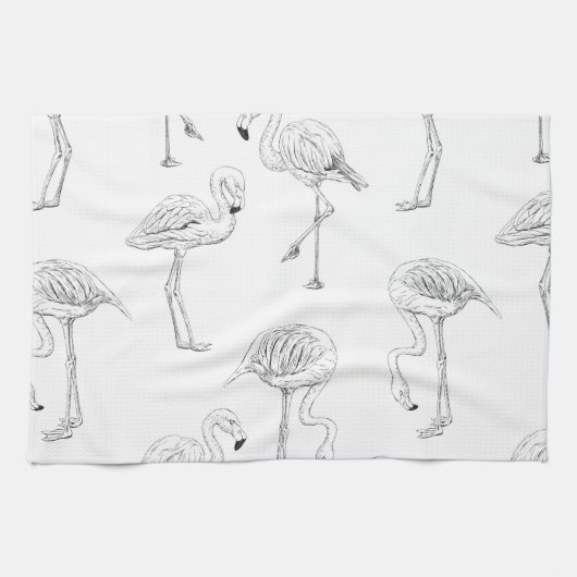 Linge De Cuisine Modèle flamant (Horizontal)