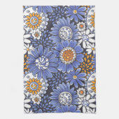 Linge De Cuisine Modèle floral (Vertical)