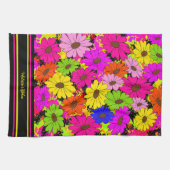 Linge De Cuisine Modèle floral (Horizontal)