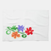 Linge De Cuisine Modèle floral (Horizontal)