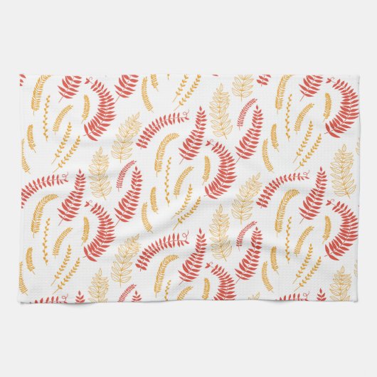 Linge De Cuisine Modèle floral (Horizontal)