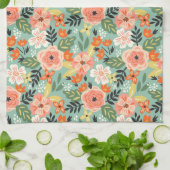 Linge De Cuisine Modèle floral du jardin (Plié)