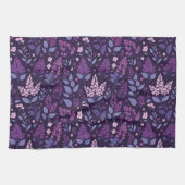 Linge De Cuisine Modèle floral Lilac dynamique (Horizontal)