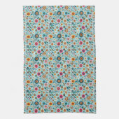 Linge De Cuisine Modèle floral mexicain (Vertical)