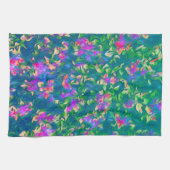 Linge De Cuisine Modèle Floral Multicolor Lumineux (Horizontal)