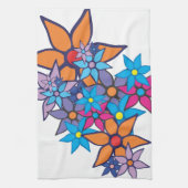 Linge De Cuisine Modèle floral tendance (Vertical)