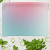 Linge De Cuisine Modèle moderne jaune bleu vert rose violet (Plié)