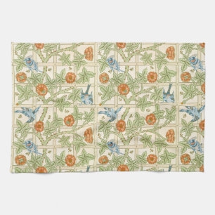 Linge De Cuisine Modèle sans couture de treillis de William Morris