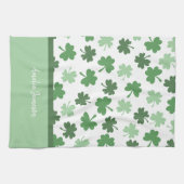 Linge De Cuisine Modèles de trèfle vert pour la Saint-Patrick (Horizontal)